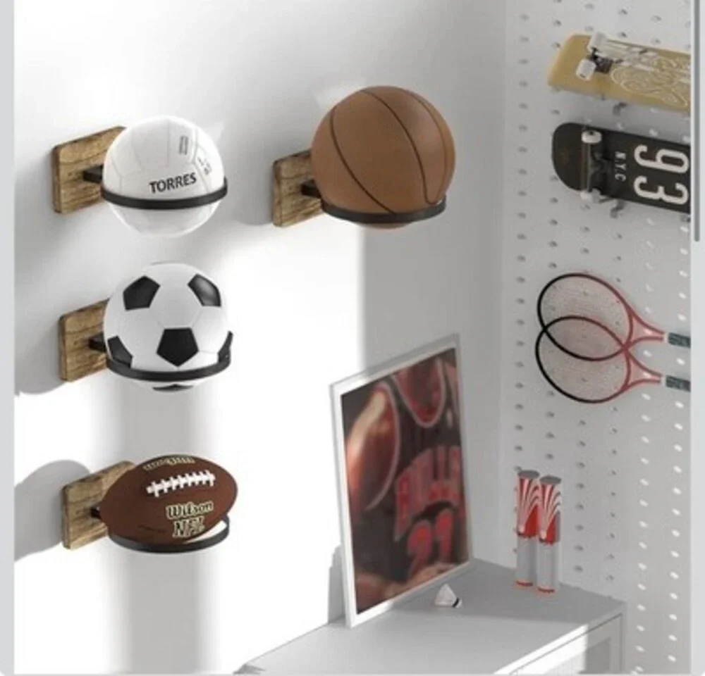 Ball Display Rack for Wall Mounting - Picture 5 of 9